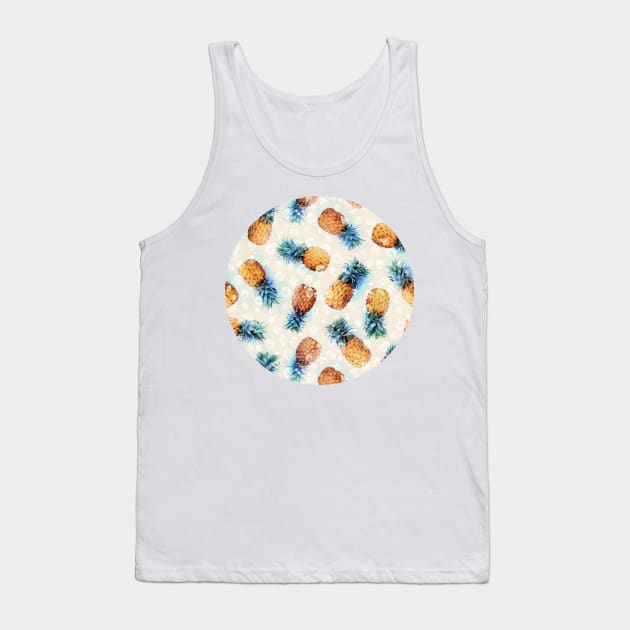 Pineapples + Crystals Tank Top by micklyn